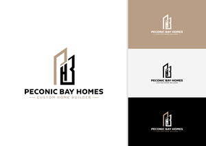 Logo Design by DoveFendi for Peconic Bay Homes Inc. | Design: #37697553