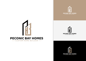 Logo Design by DoveFendi for Peconic Bay Homes Inc. | Design: #37697563