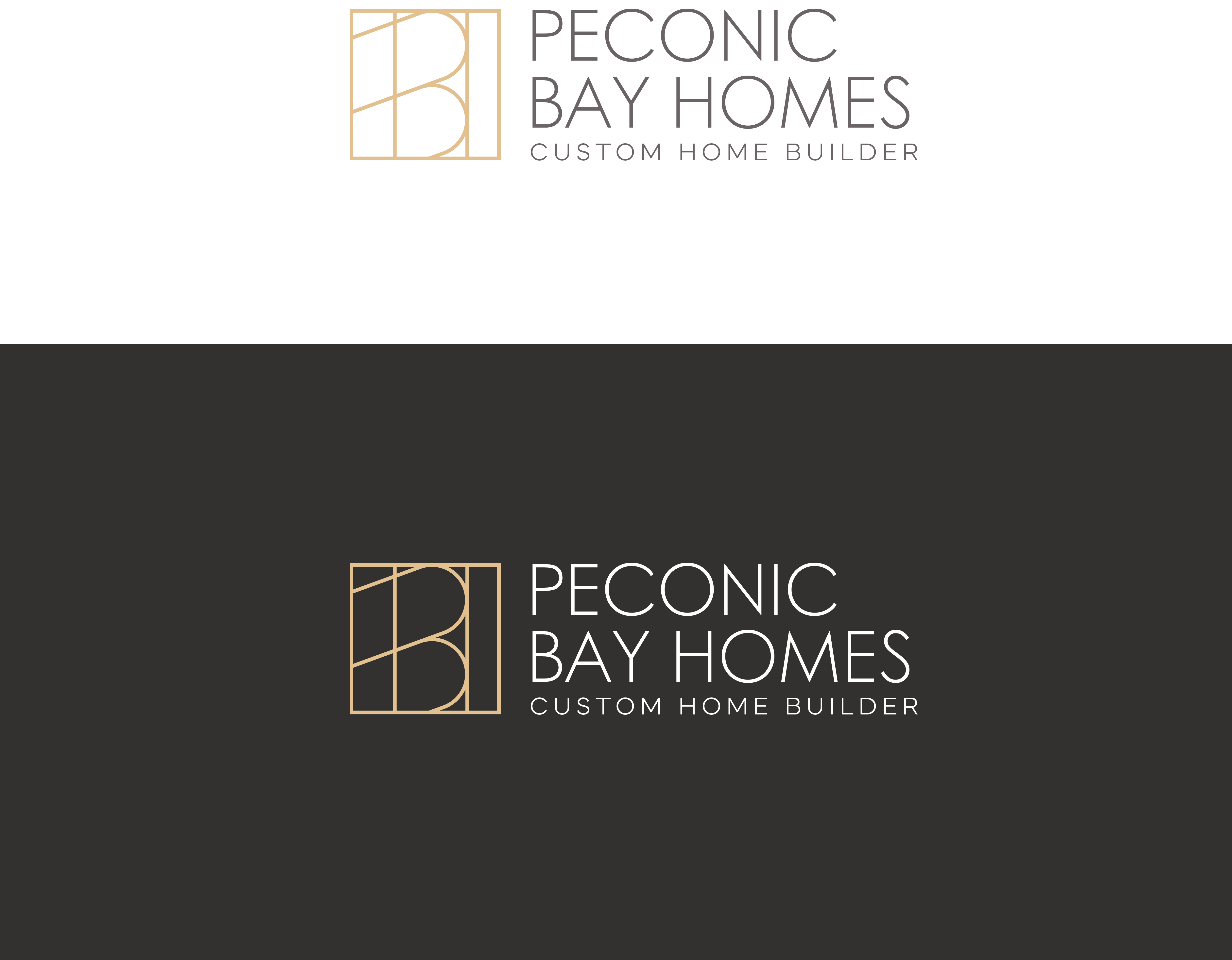 Logo Design by MICH® for Peconic Bay Homes Inc. | Design #37706532