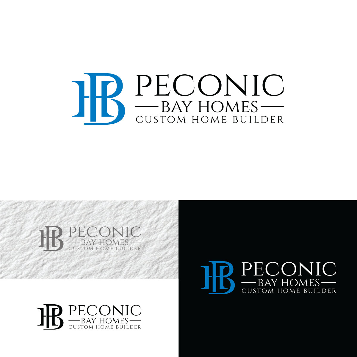 Logo Design by prodesigns99 for Peconic Bay Homes Inc. | Design #37697851