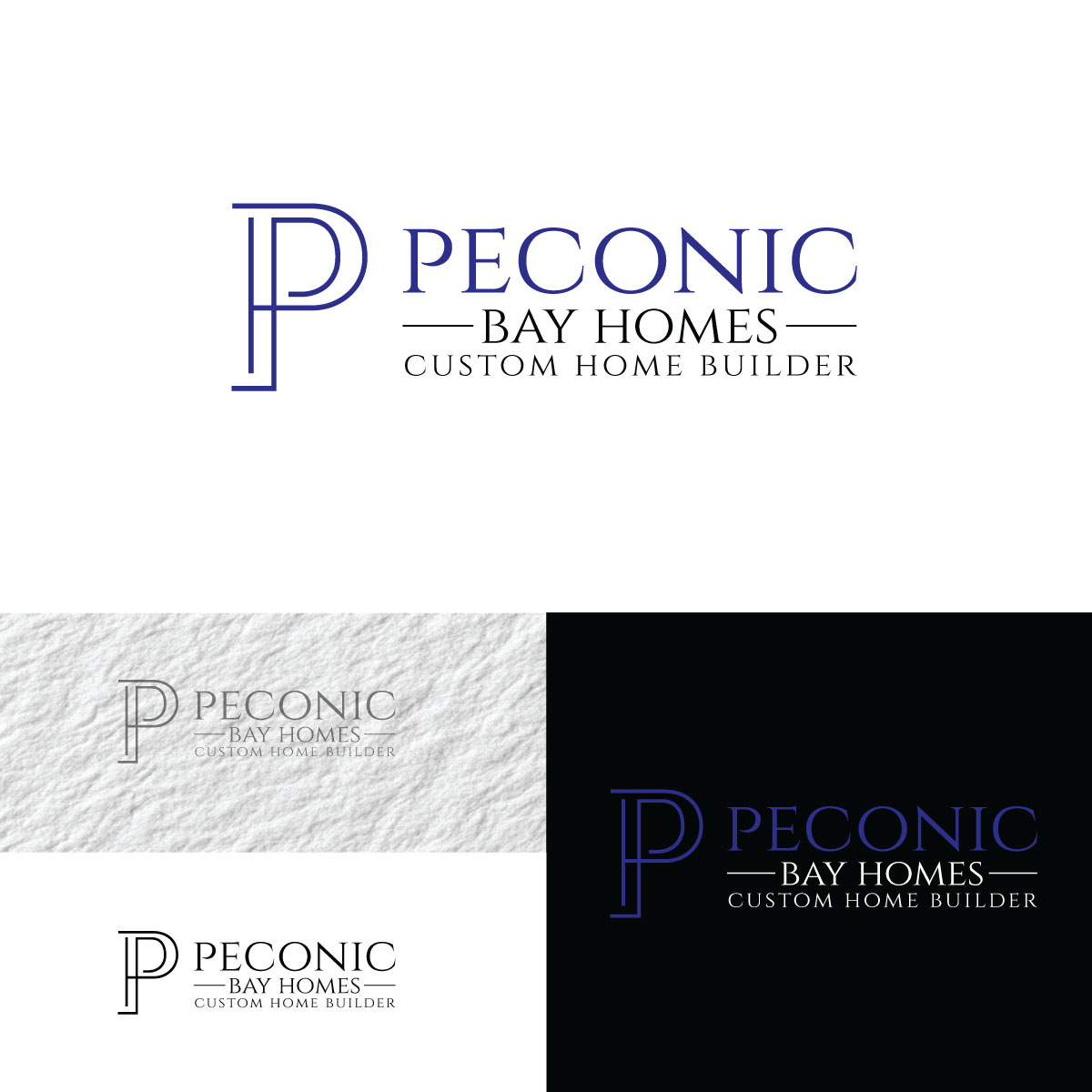 Logo Design by prodesigns99 for Peconic Bay Homes Inc. | Design #37698746
