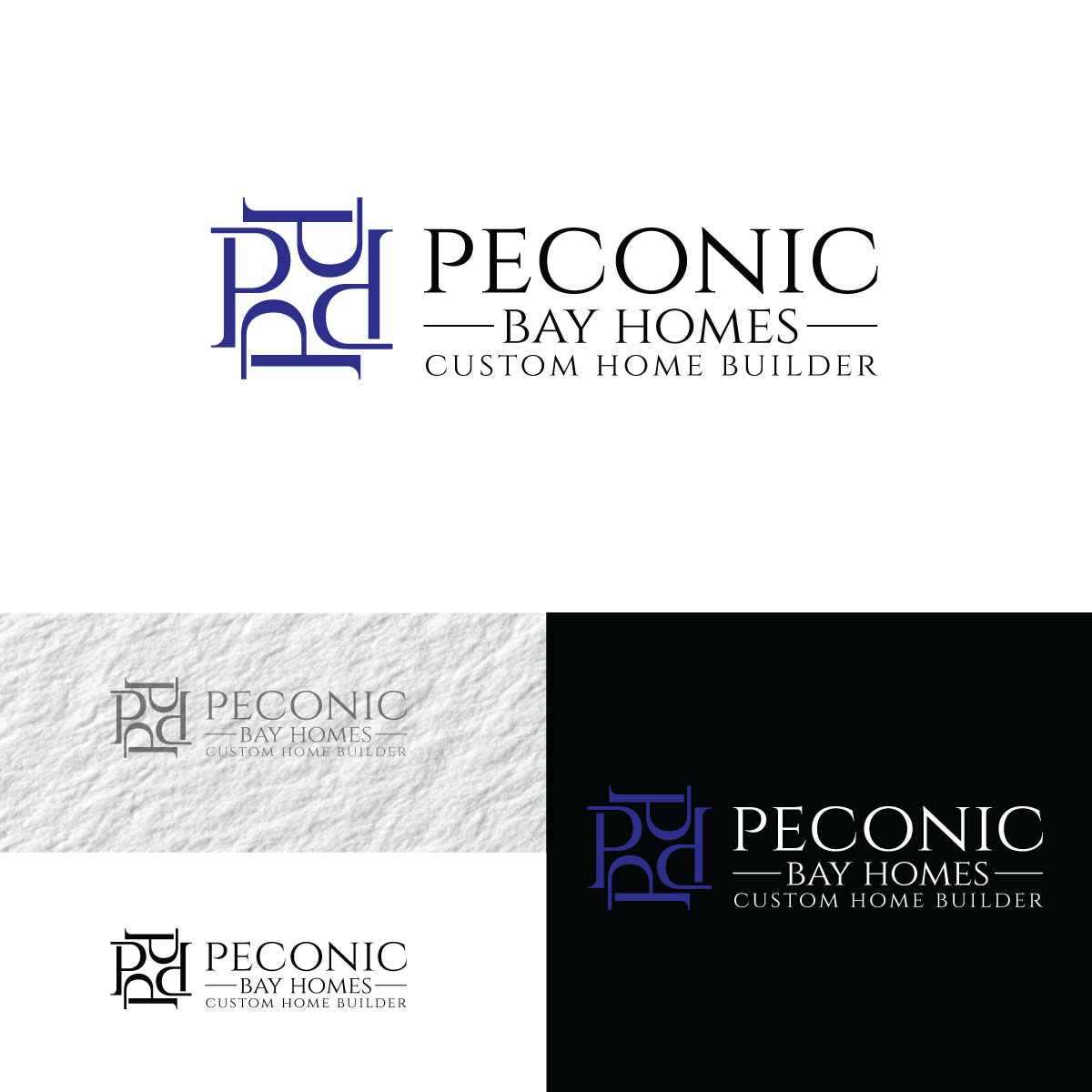 Logo Design by prodesigns99 for Peconic Bay Homes Inc. | Design #37698747
