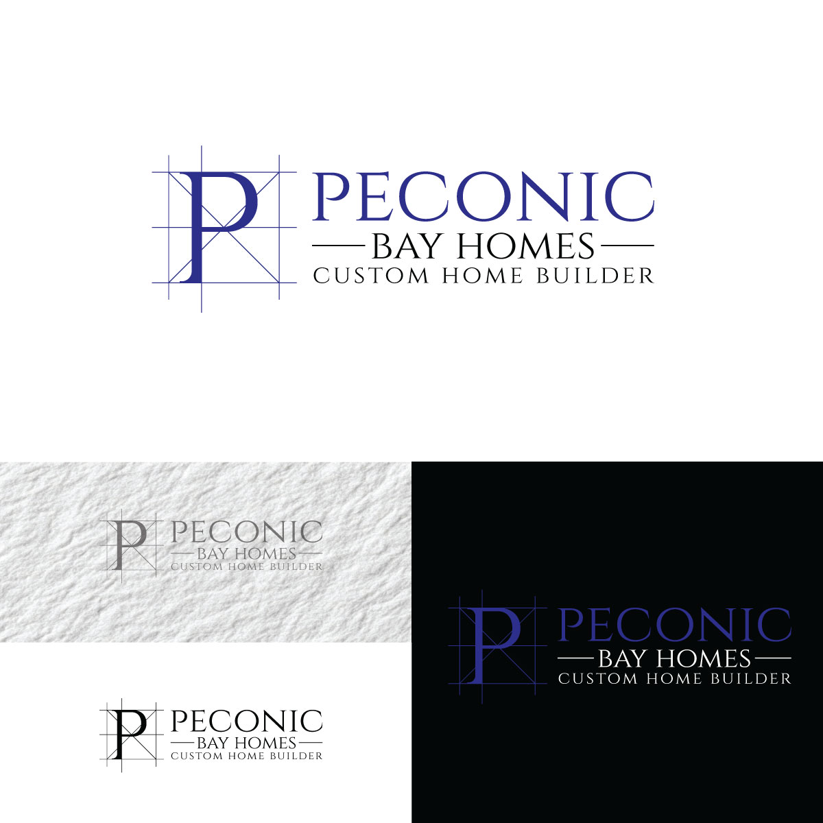 Logo Design by prodesigns99 for Peconic Bay Homes Inc. | Design #37698749