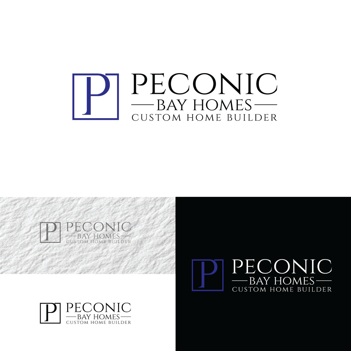 Logo Design by prodesigns99 for Peconic Bay Homes Inc. | Design #37698750
