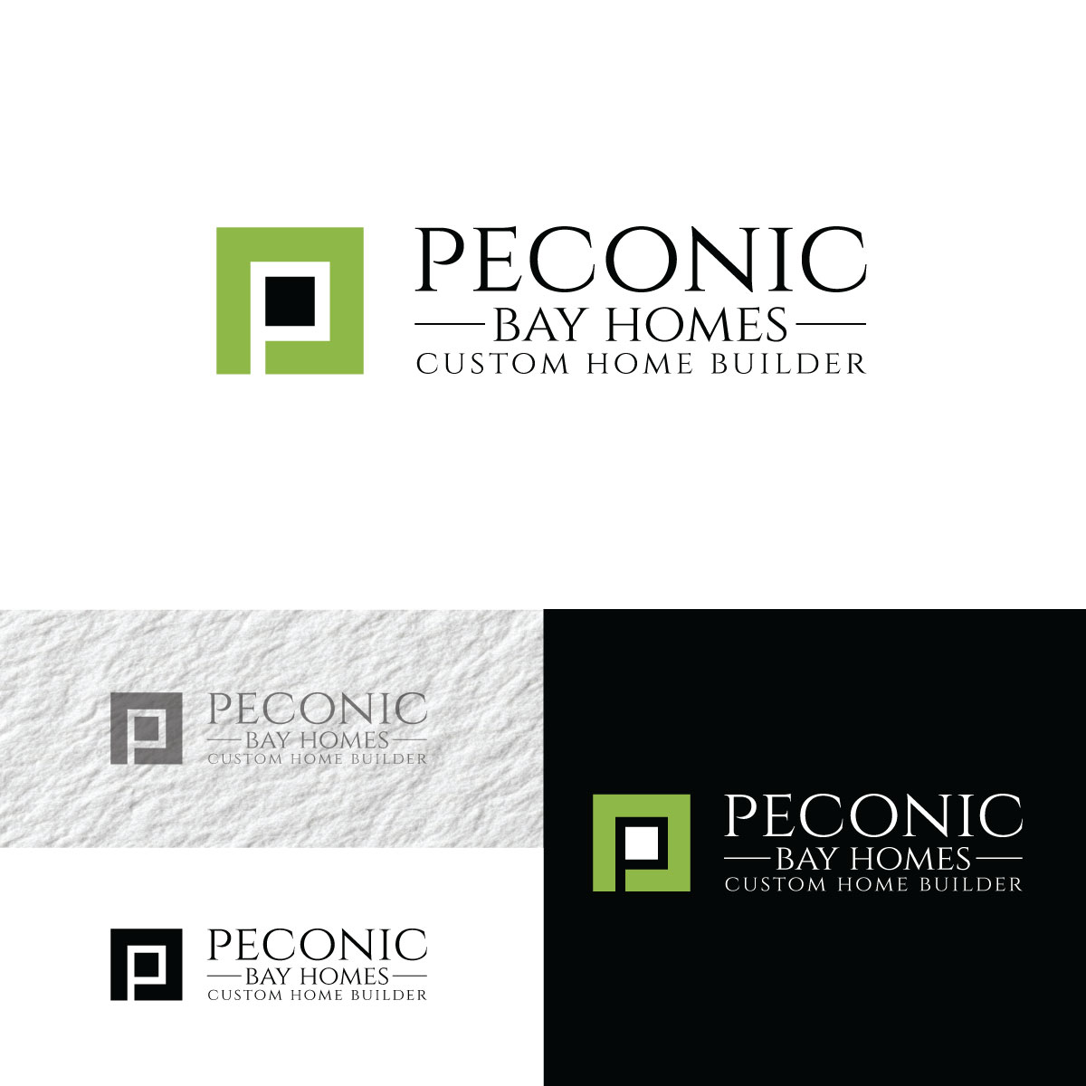 Logo Design by prodesigns99 for Peconic Bay Homes Inc. | Design #37701906