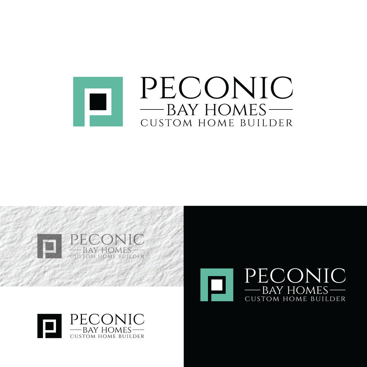 Logo Design by prodesigns99 for Peconic Bay Homes Inc. | Design #37701908