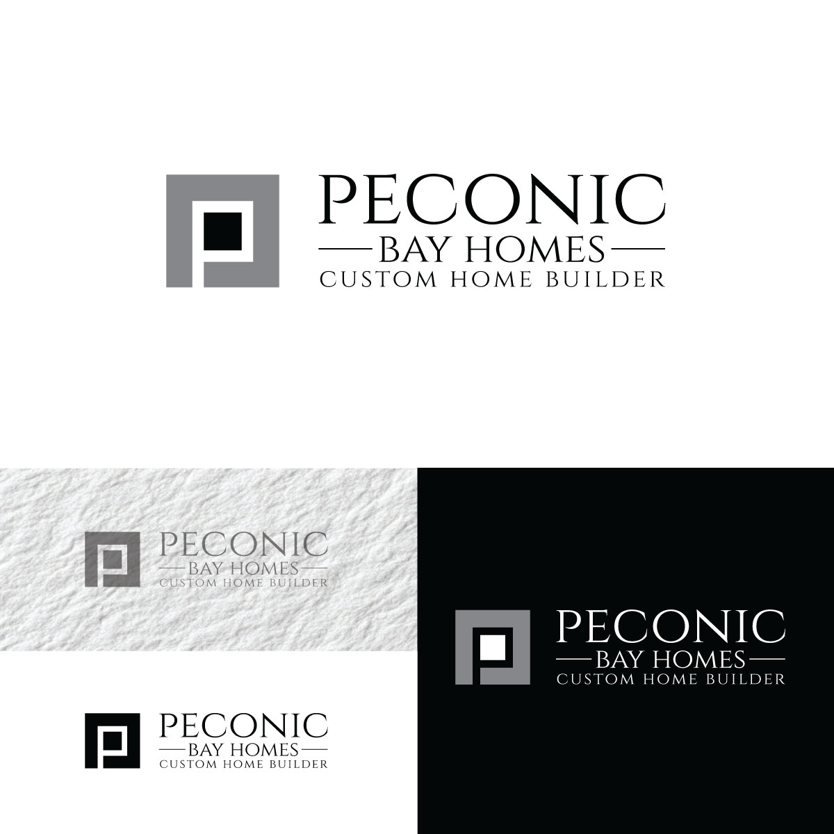 Logo Design by prodesigns99 for Peconic Bay Homes Inc. | Design #37701910