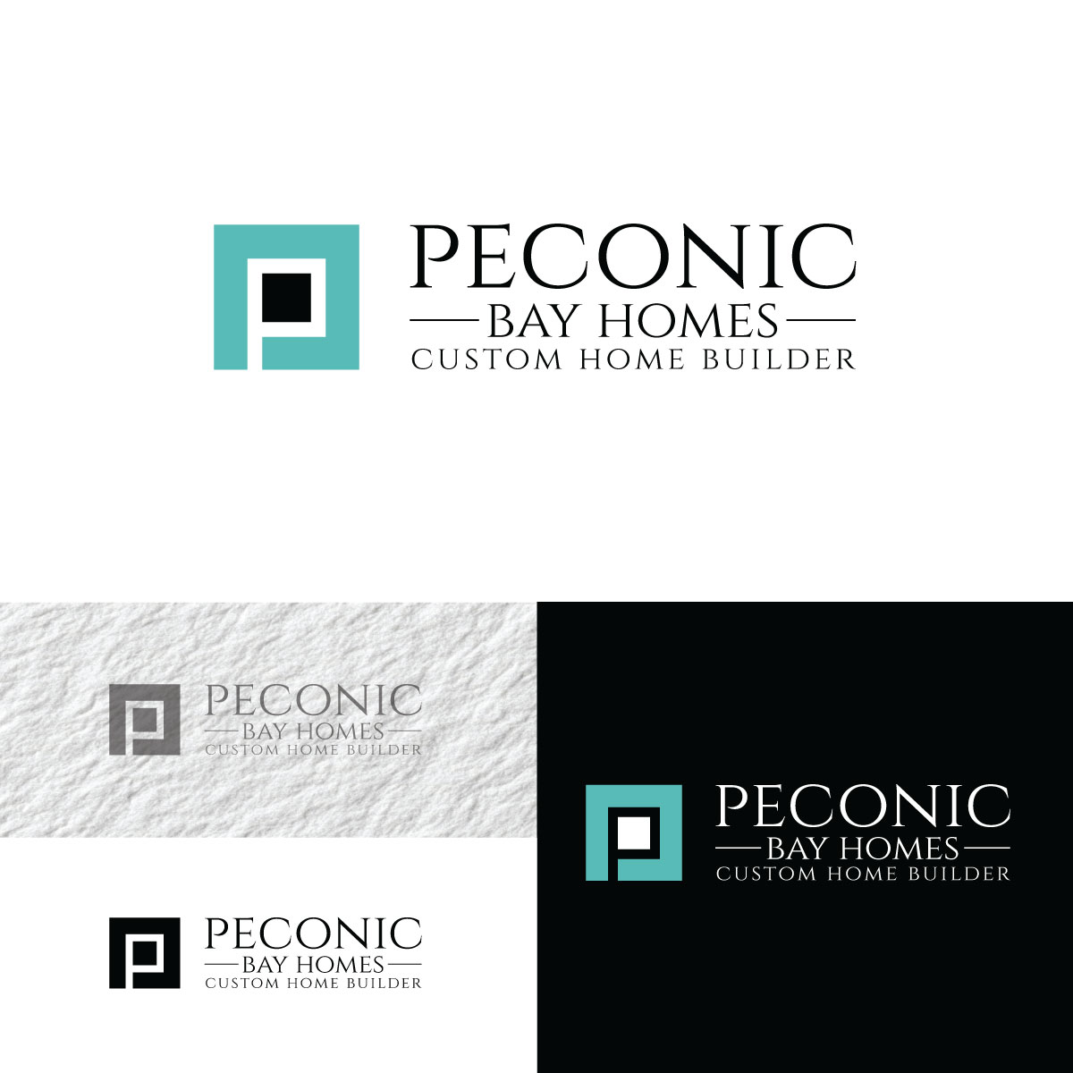 Logo Design by prodesigns99 for Peconic Bay Homes Inc. | Design #37701911