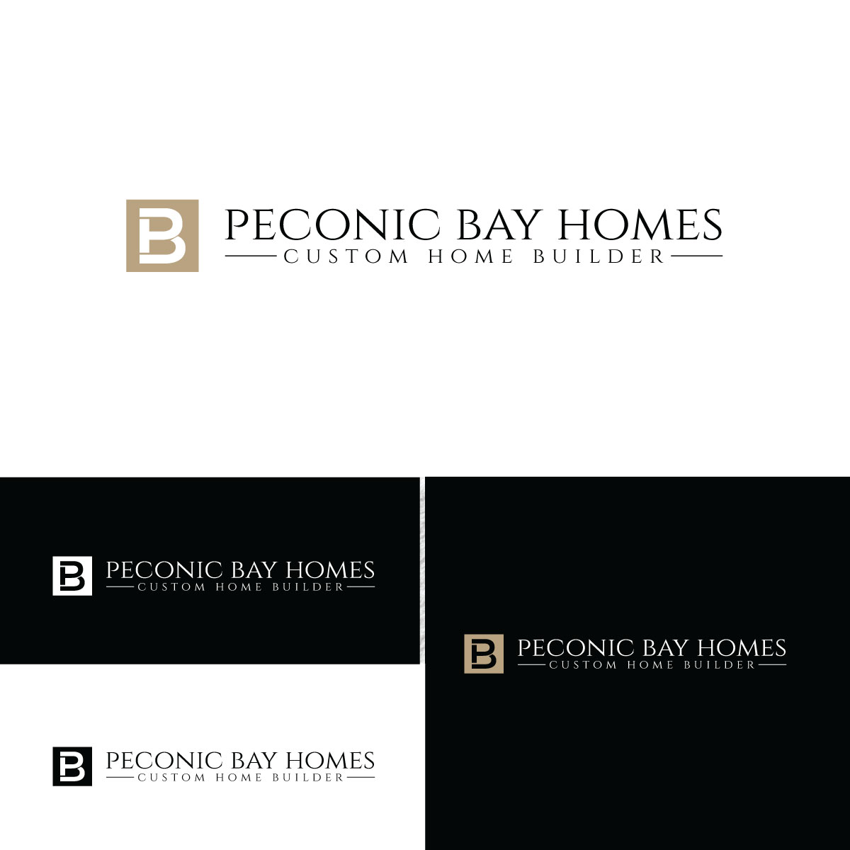 Logo Design by prodesigns99 for Peconic Bay Homes Inc. | Design #37704321