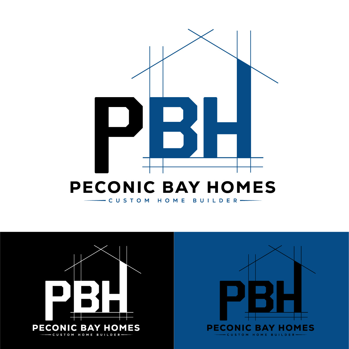 Logo Design by DesignLima for Peconic Bay Homes Inc. | Design #37699550