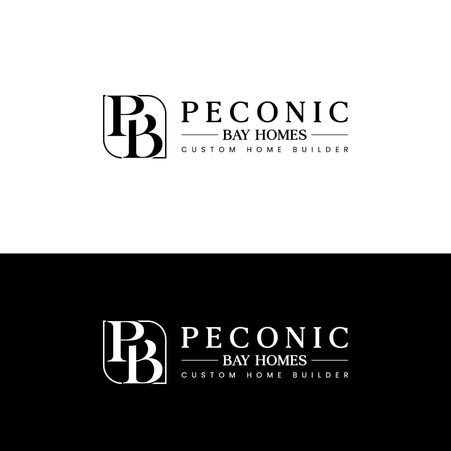 Logo Design by Maxo-Biz for Peconic Bay Homes Inc. | Design #37704675