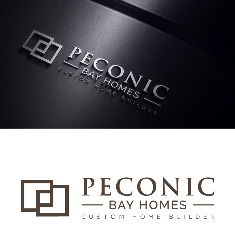 Logo Design by Chanel graphics for Peconic Bay Homes Inc. | Design #37704062