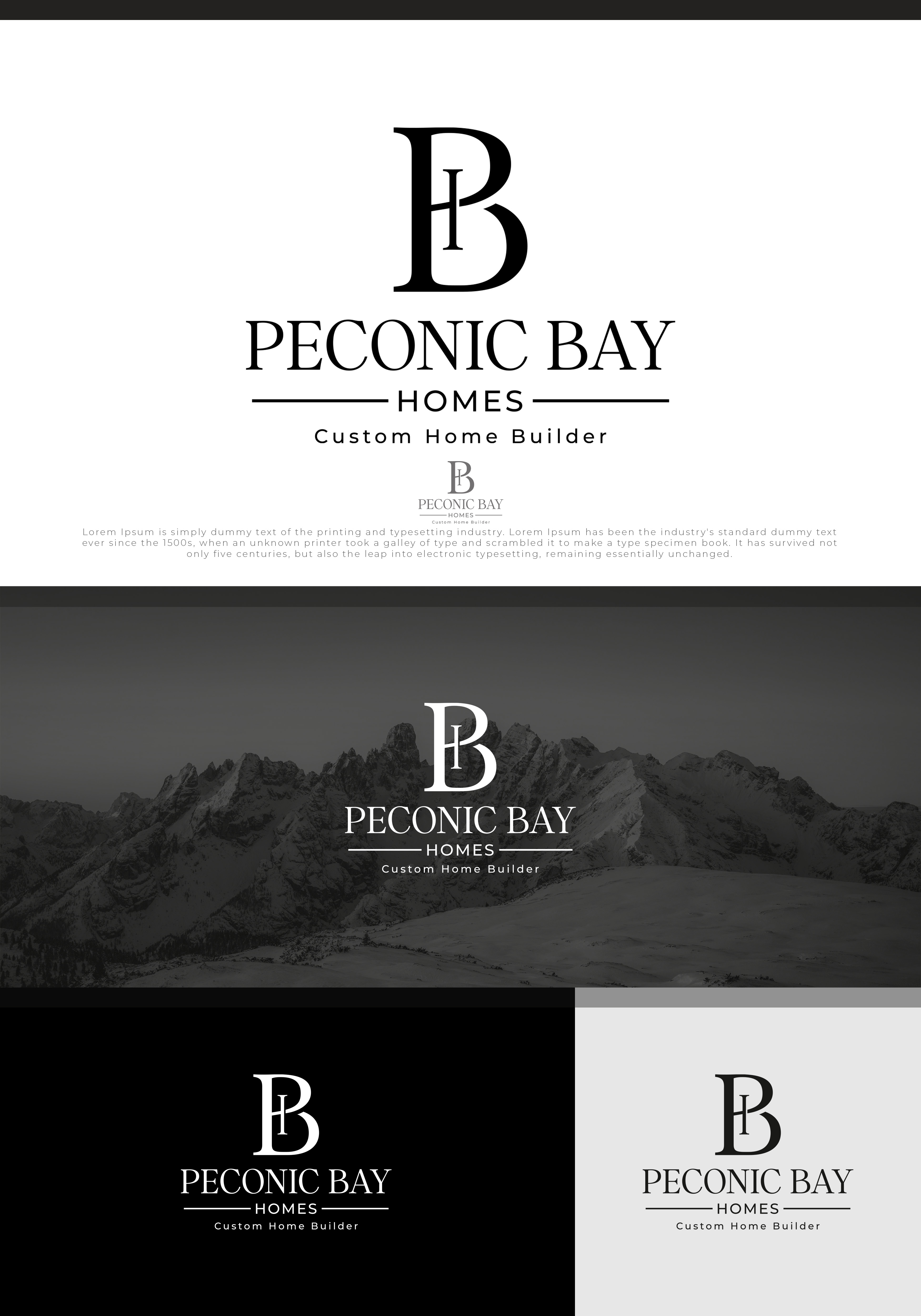 Design de Logo par Red Line pour Peconic Bay Homes Inc. | Design #37699901