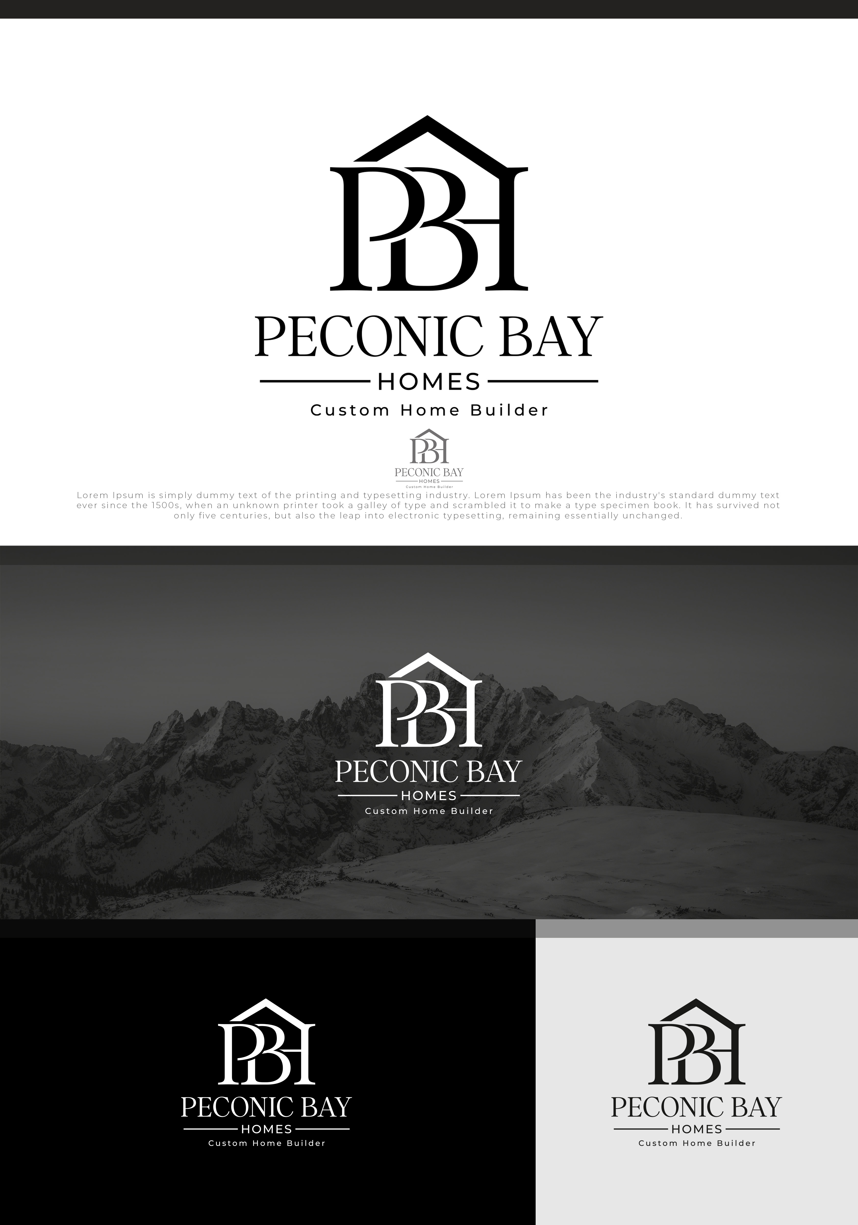 Design de Logo par Red Line pour Peconic Bay Homes Inc. | Design #37699902