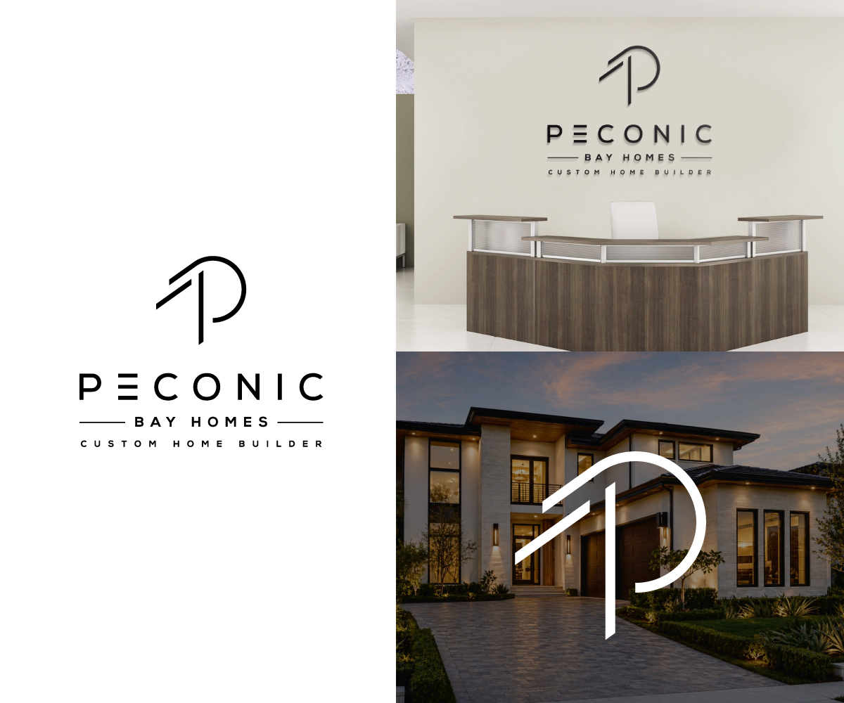 Logo Design by step forward 2 for Peconic Bay Homes Inc. | Design #37700890
