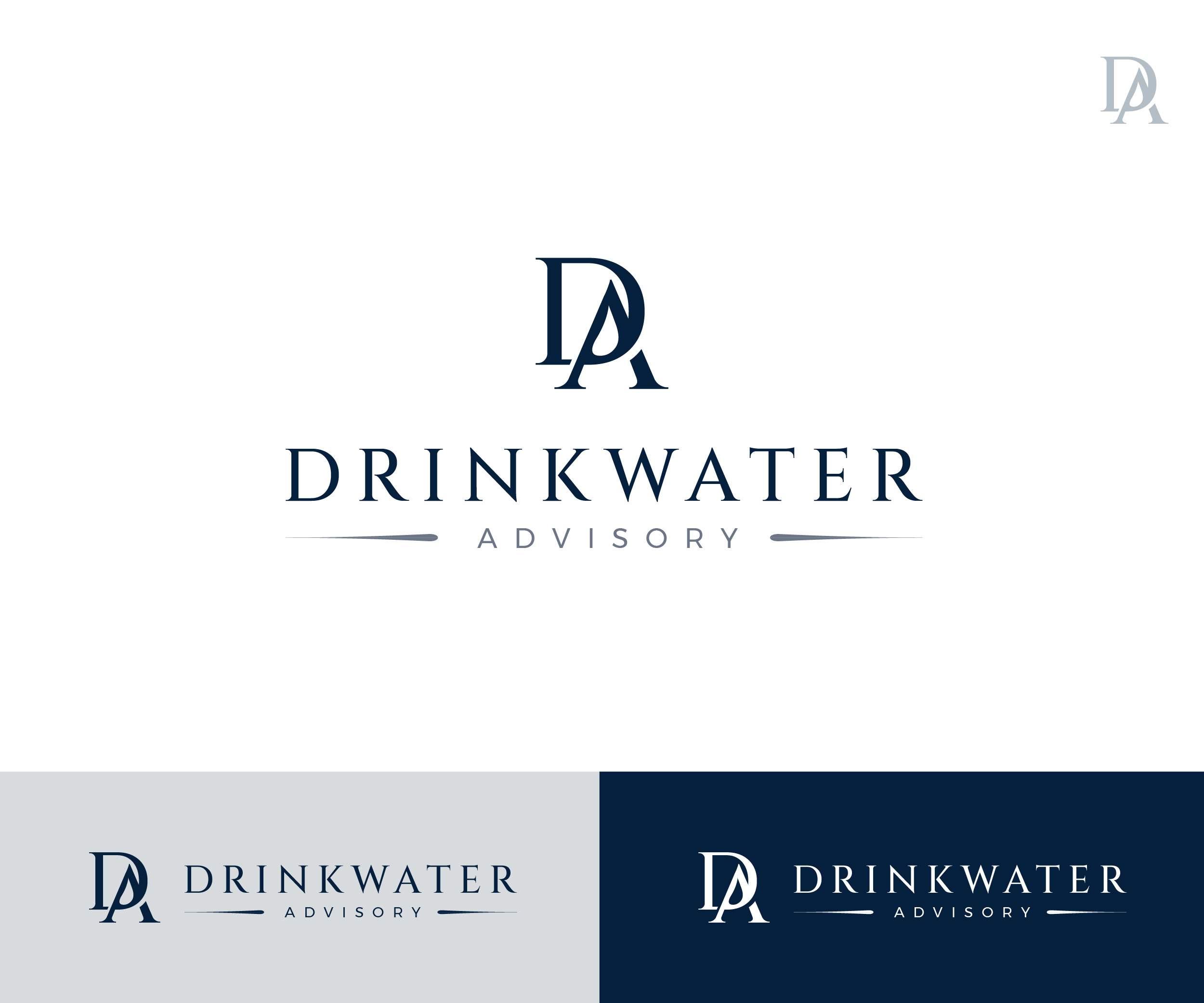 Logo Design by James J. for Drinkwater Advisory | Design #37707054