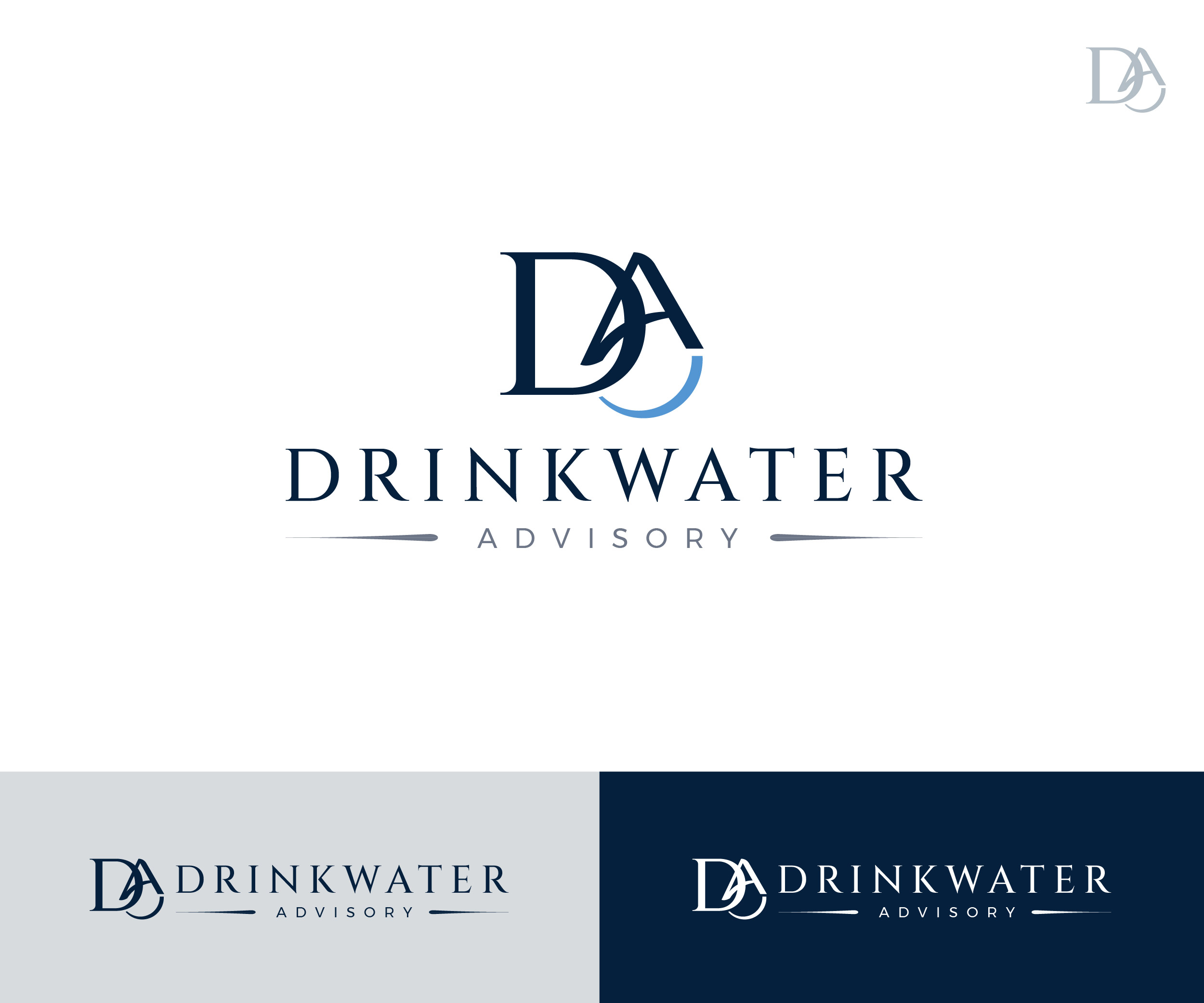 Logo Design by James J. for Drinkwater Advisory | Design #37708523