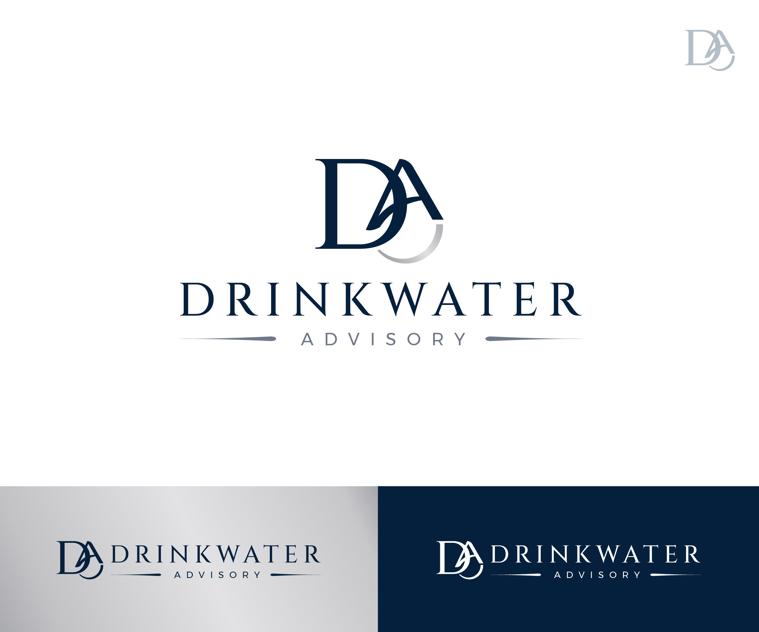 Logo Design by James J. for Drinkwater Advisory | Design #37710222
