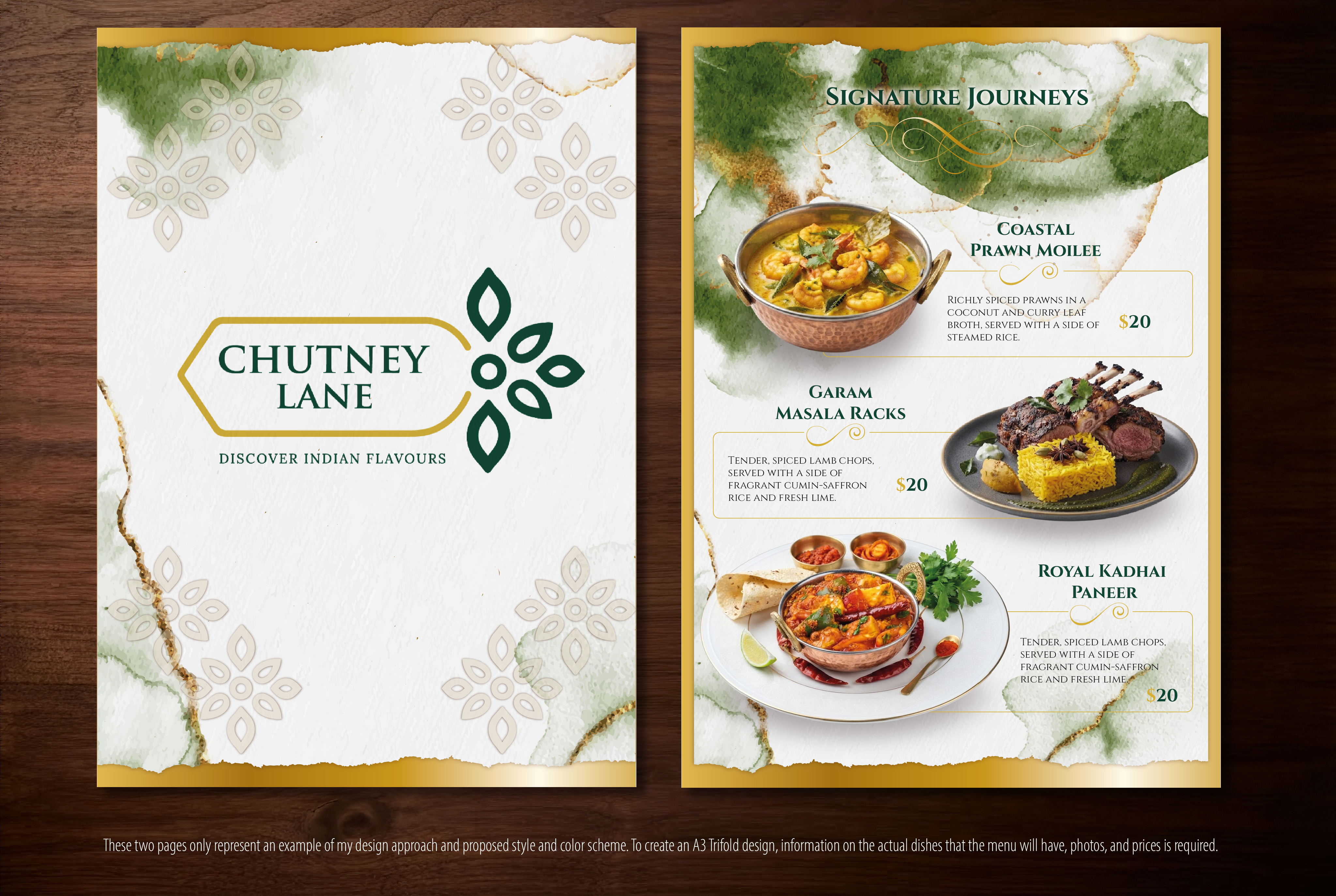 Menu Design by Jose Lopez ( Verified Pro Designer ) for this project | Design #37708657