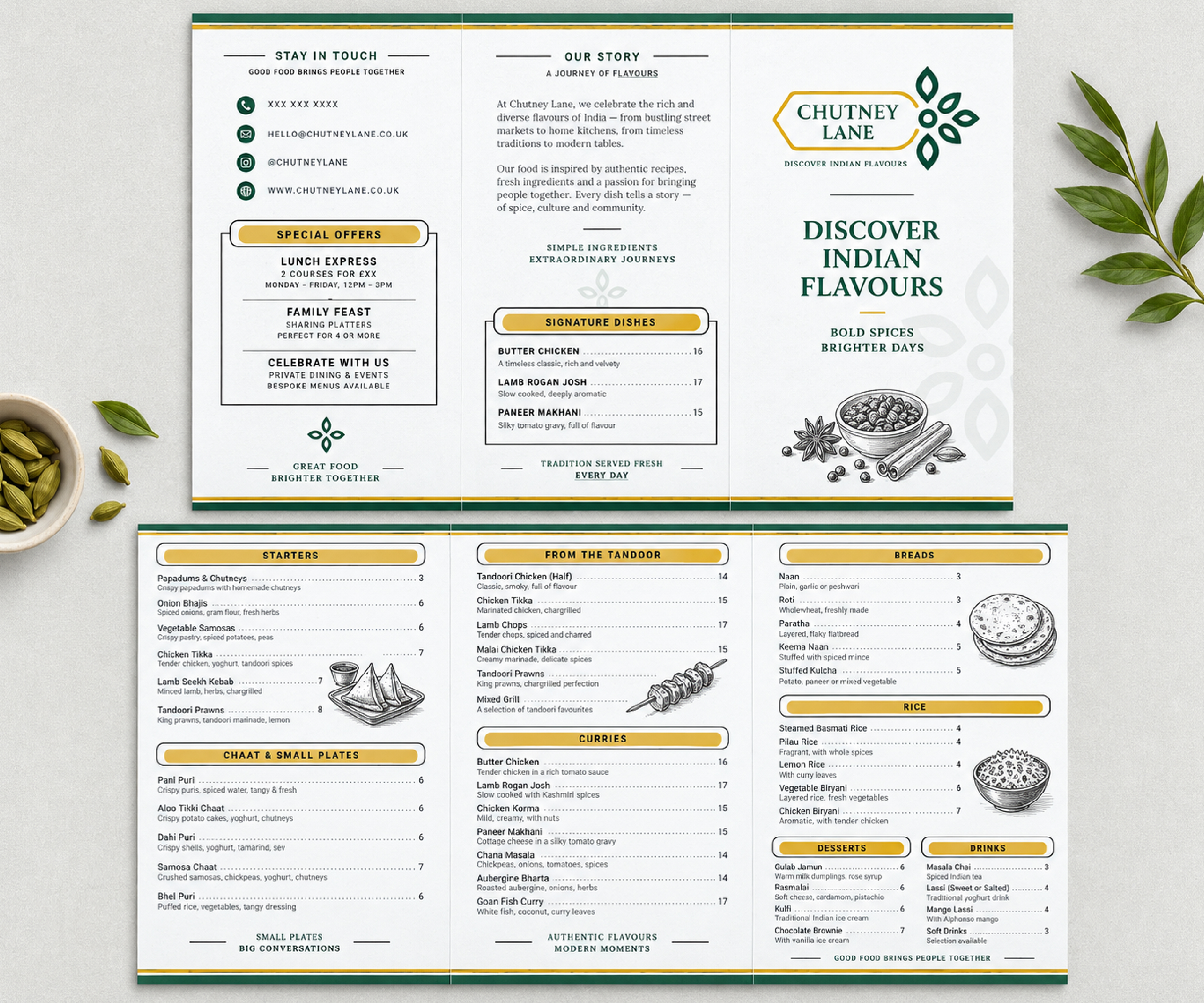Menu Design by martinsmith for this project | Design #37711001