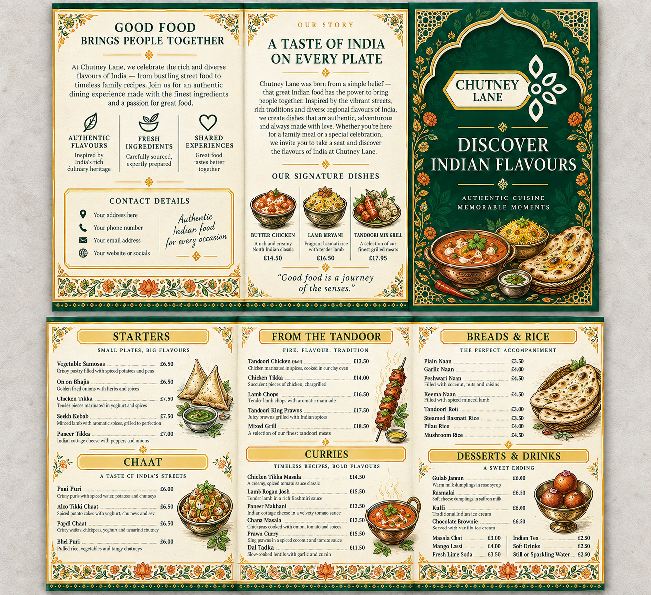 Menu Design by martinsmith for this project | Design #37714236