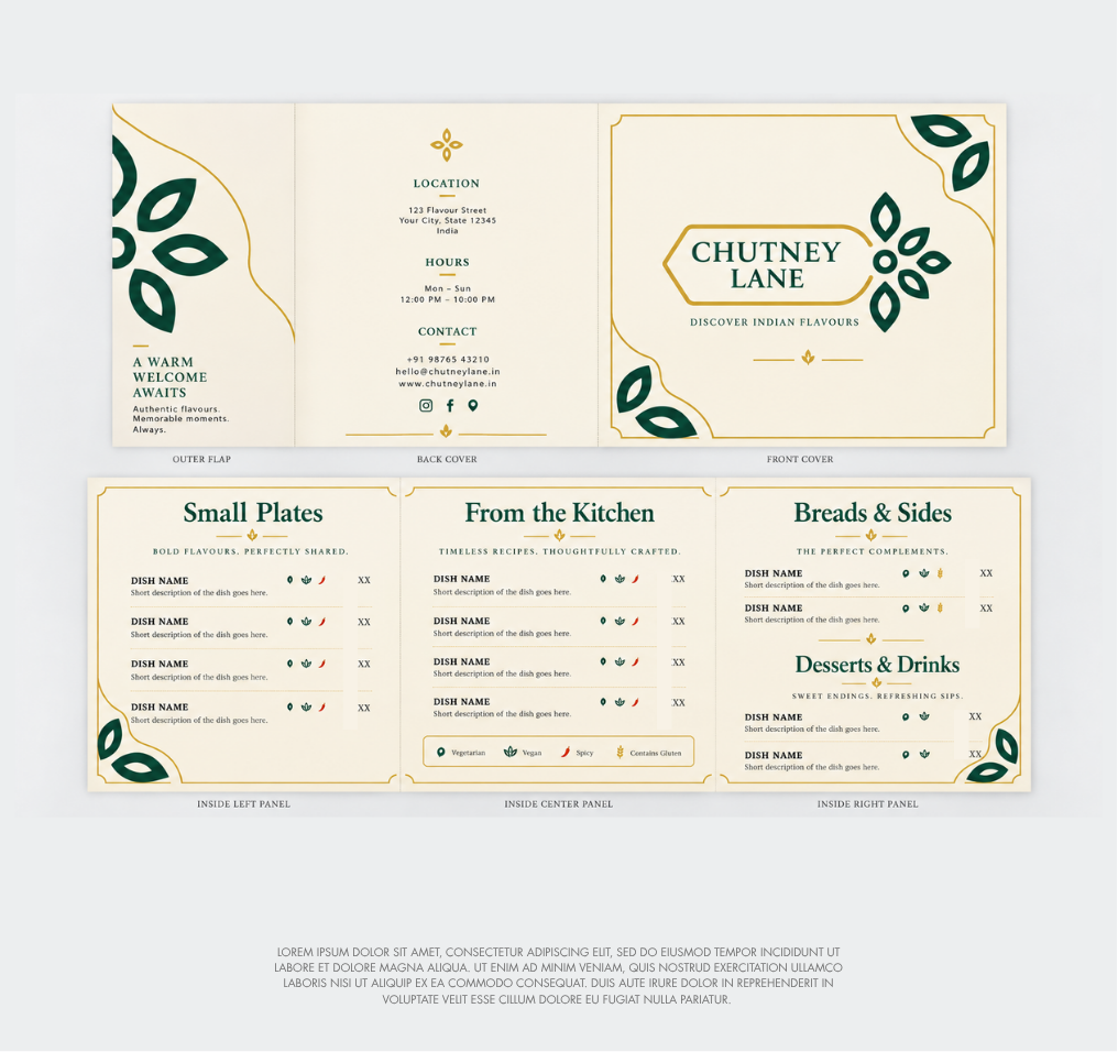 Menu Design by Astriella21 for this project | Design #37725346