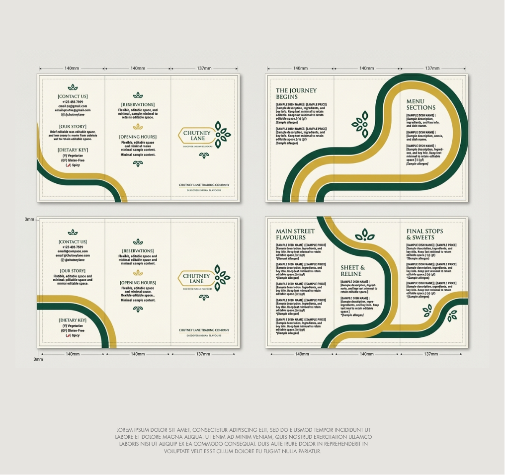 Menu Design by Nanas91 for this project | Design #37725343