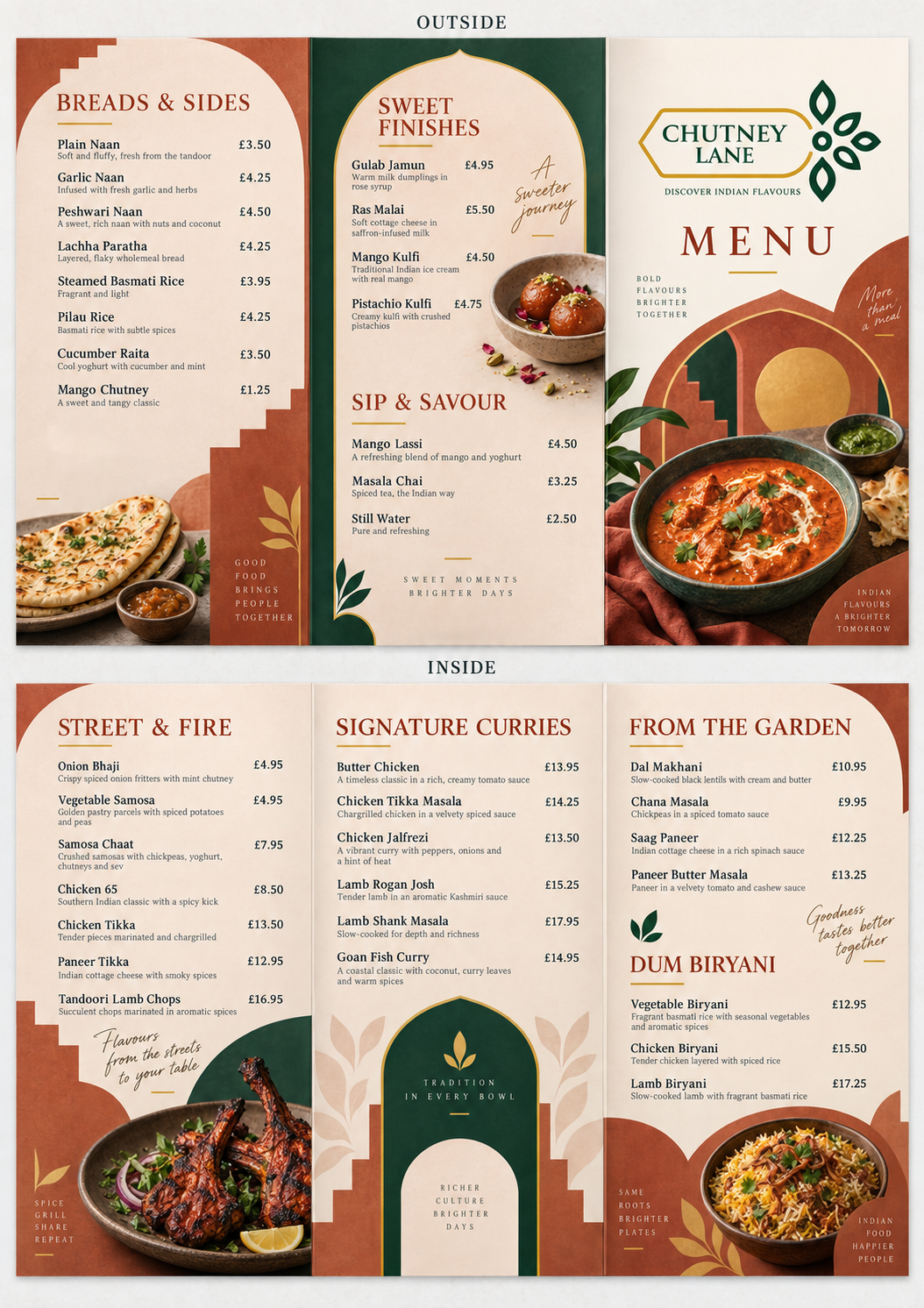 Menu Design by Magdi Bayoumi for this project | Design #37722033