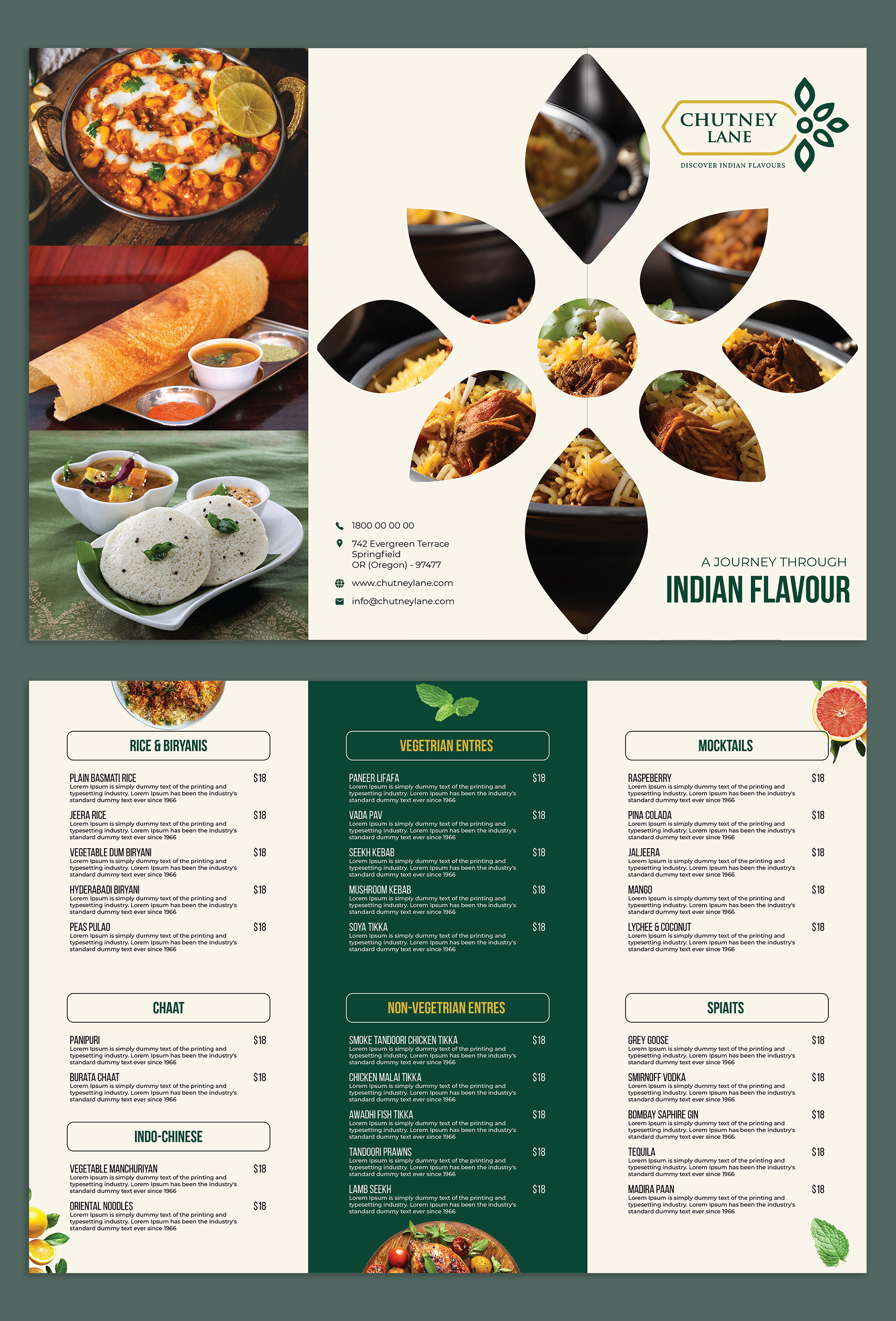 Menu Design by Sandeep G. for this project | Design #37718979