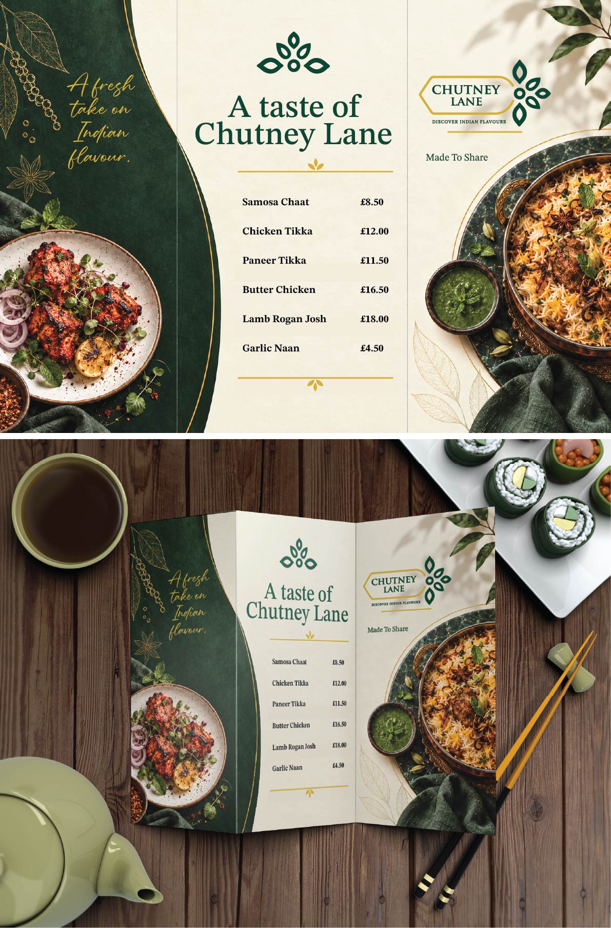 Menu Design by Sunil Peter for this project | Design #37713065