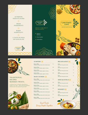 Menu Design by DA. for this project | Design: #37715548