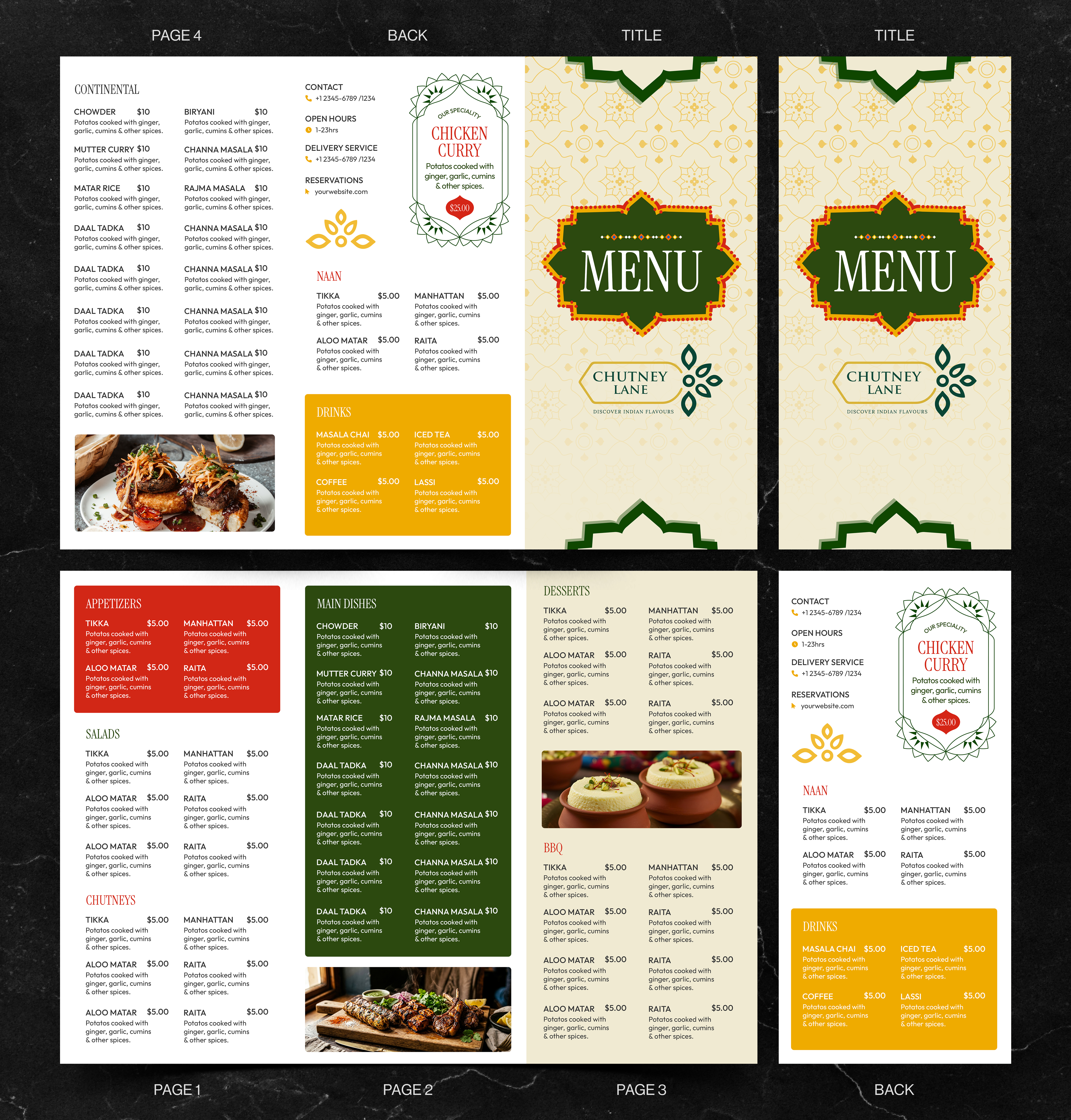 Menu Design by Graphic Guy for this project | Design #37710857