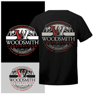 T-shirt Design by onze design for woodsmith construction,llc | Design: #37709146