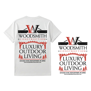 T-shirt Design by onze design for woodsmith construction,llc | Design: #37709150