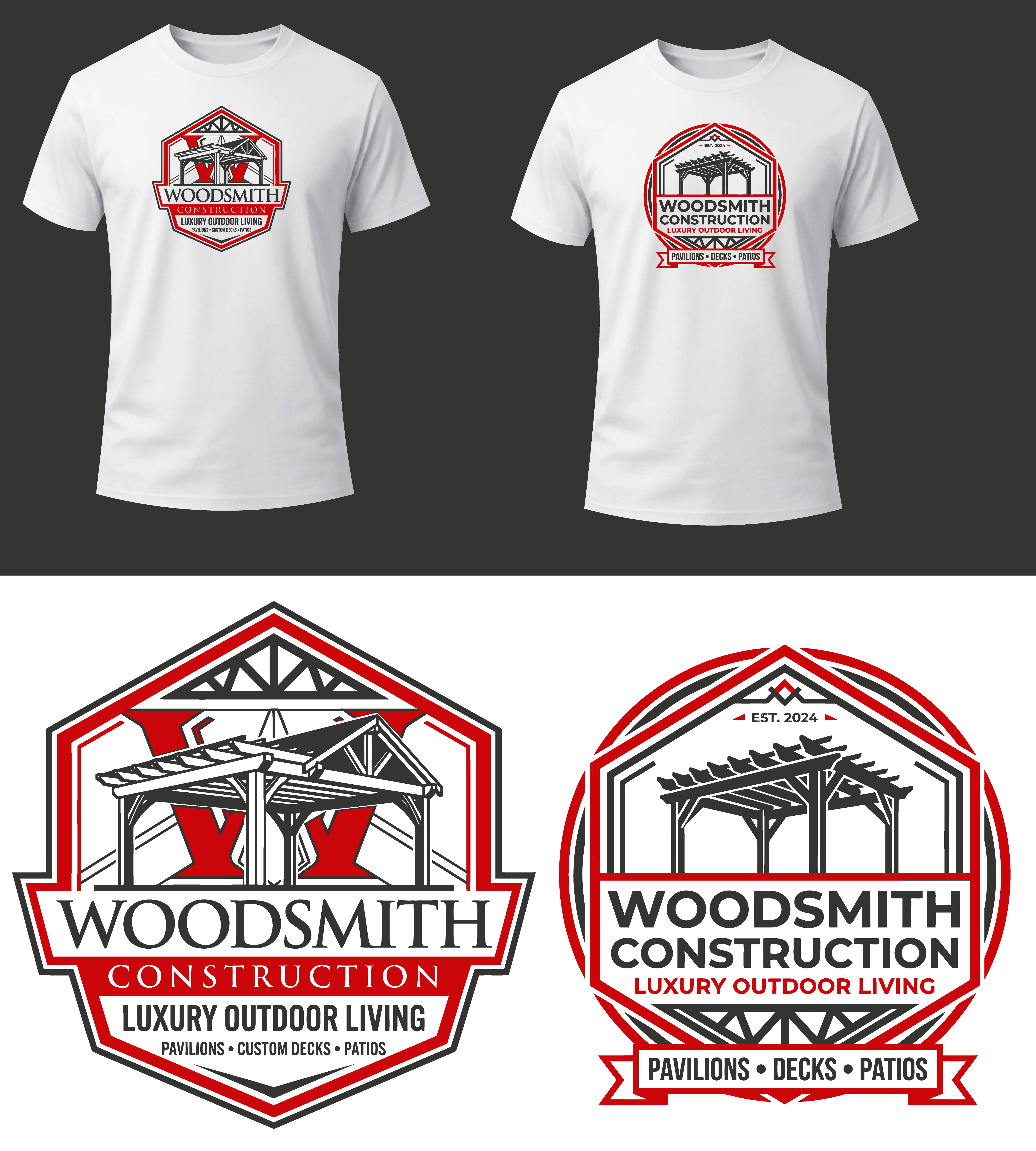 T-shirt Design by amdad26 for woodsmith construction,llc | Design #37708412