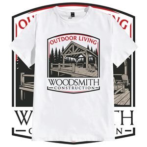 T-shirt Design by MO61 for woodsmith construction,llc | Design #37708436