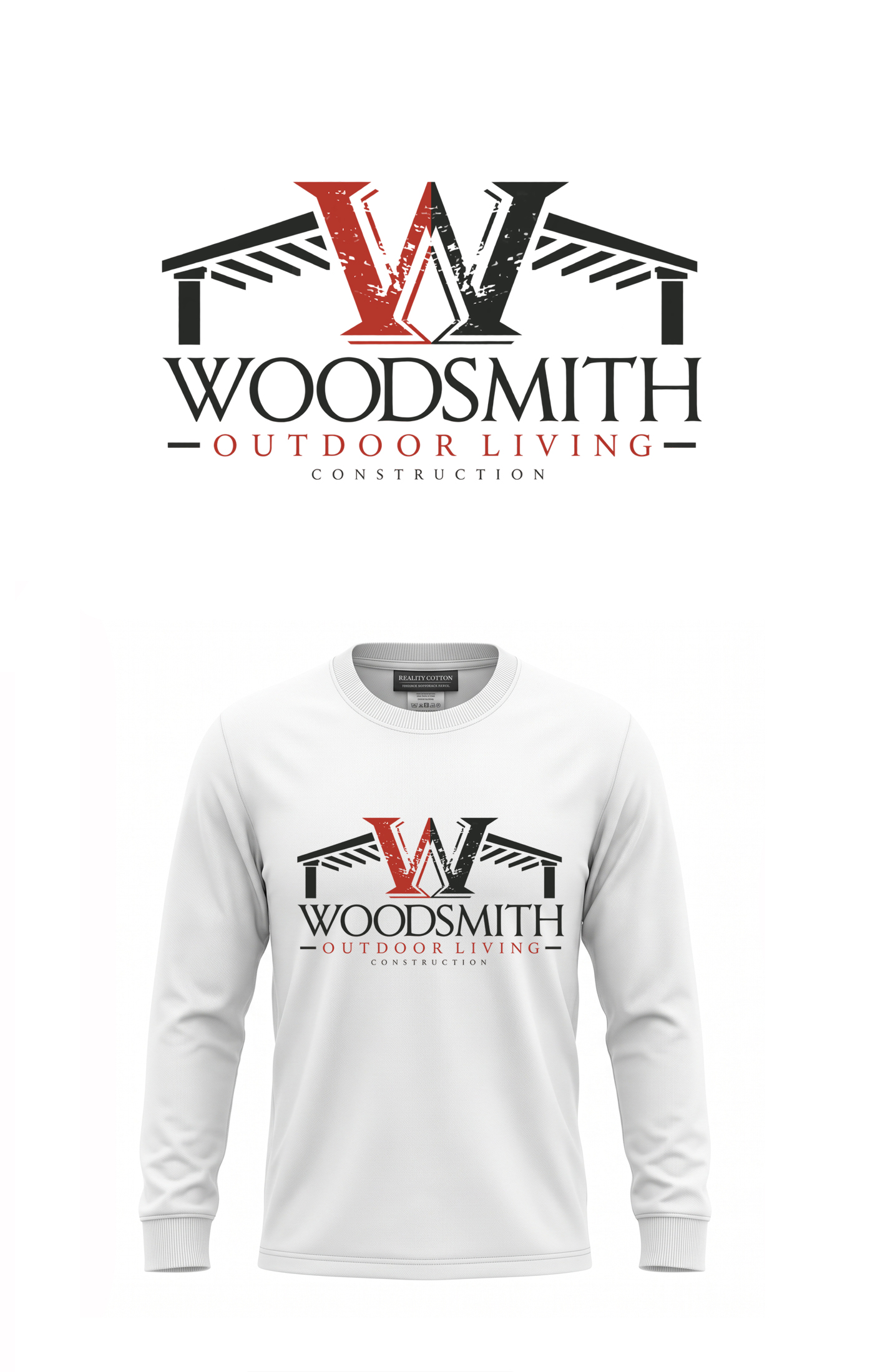 T-shirt Design by Nooren for woodsmith construction,llc | Design #37708664