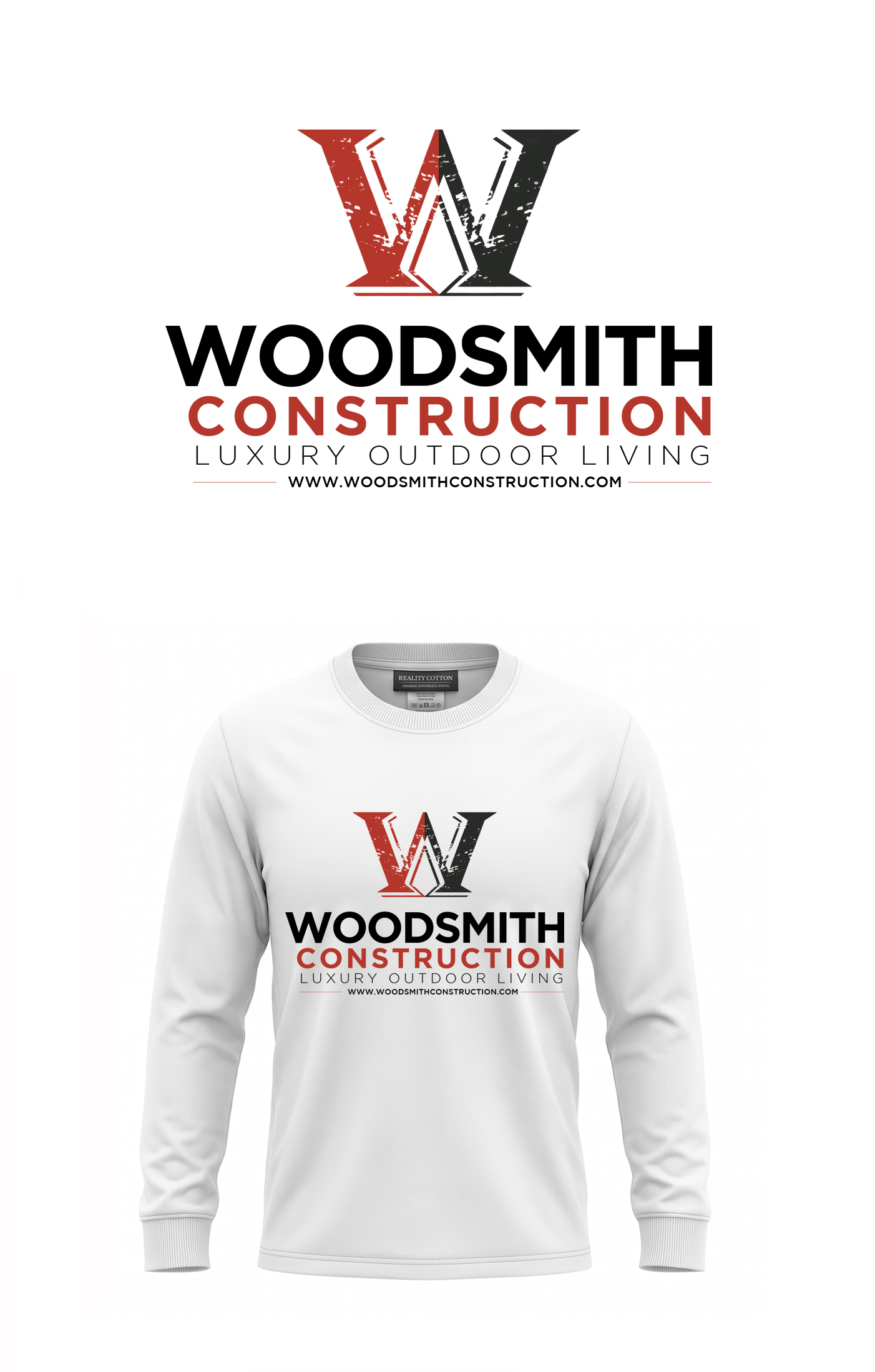 T-shirt Design by Nooren for woodsmith construction,llc | Design #37708665
