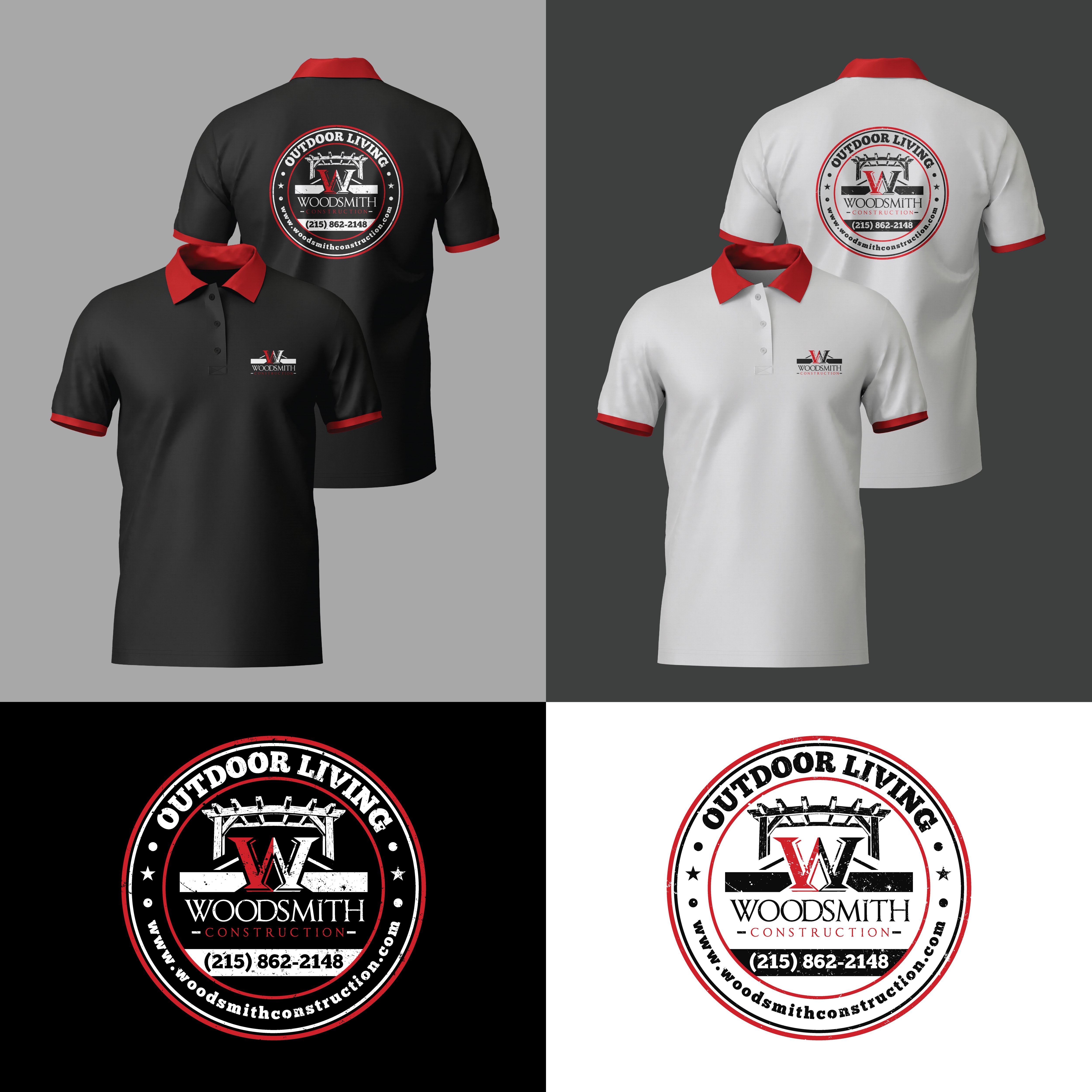 T-shirt Design by Impressive Designs for woodsmith construction,llc | Design #37709908