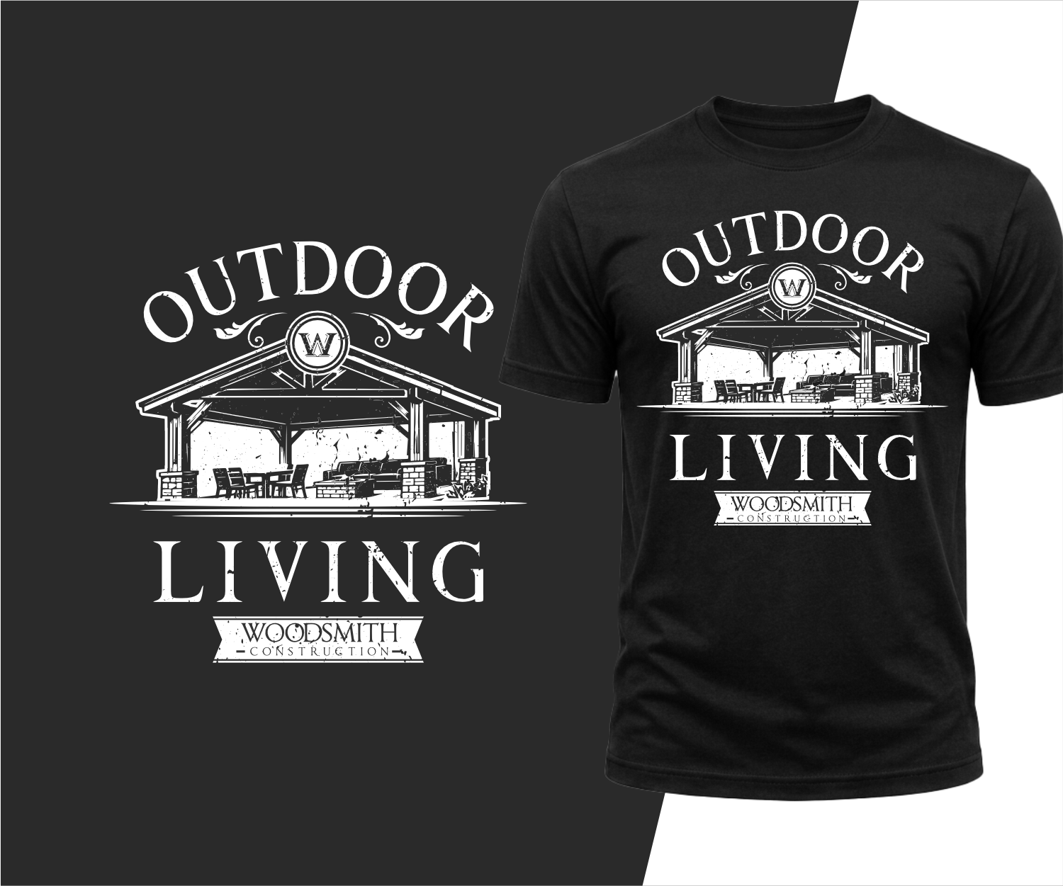T-shirt Design by ThiagoB for woodsmith construction,llc | Design #37708991