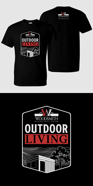 T-shirt Design by sam_reef for woodsmith construction,llc | Design: #37710603