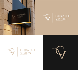 Logo Design by Axeen for Curated Vision by Gretchen | Design: #37713587
