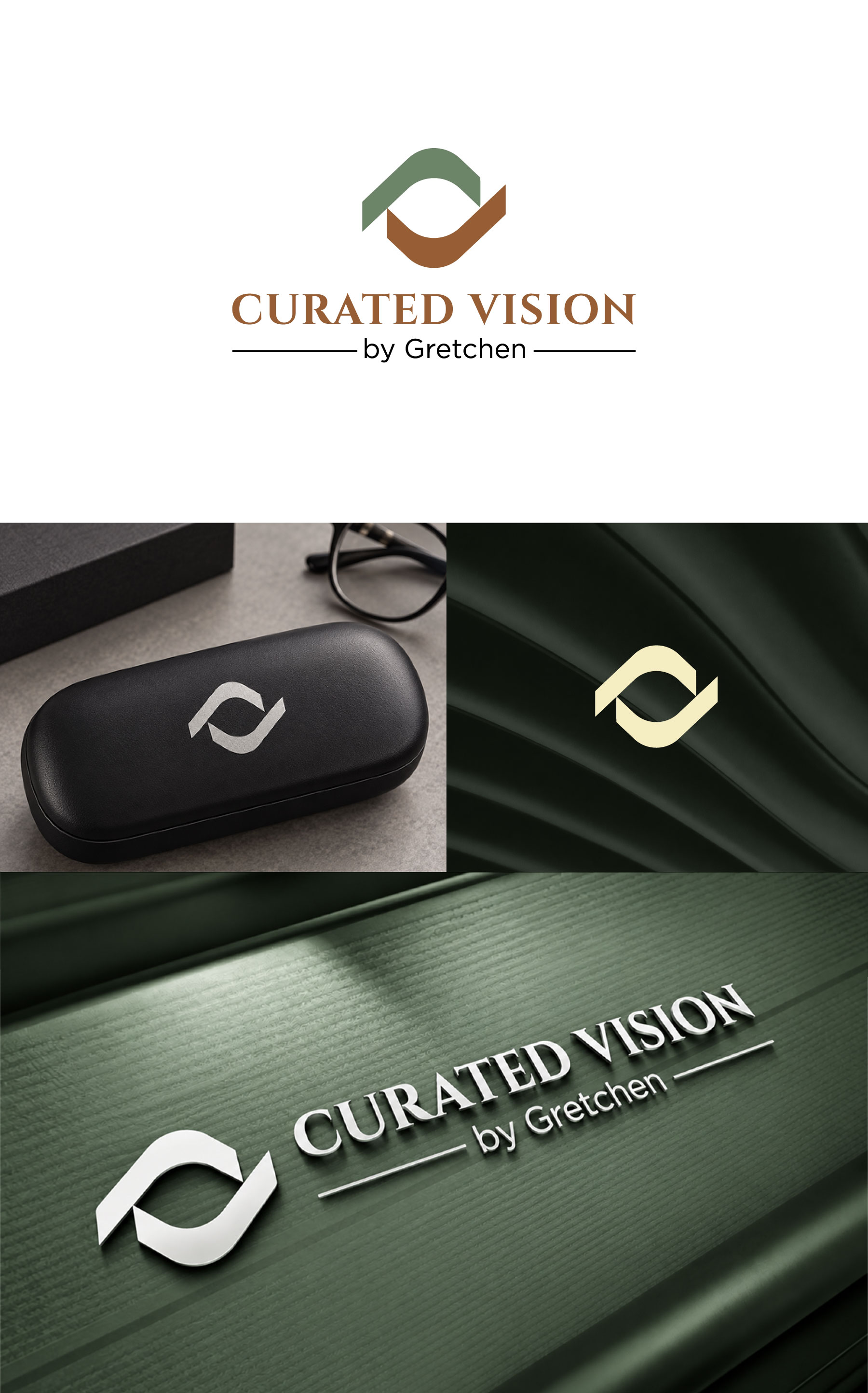 Logo Design by Falcon Kreative for Curated Vision by Gretchen | Design #37713270