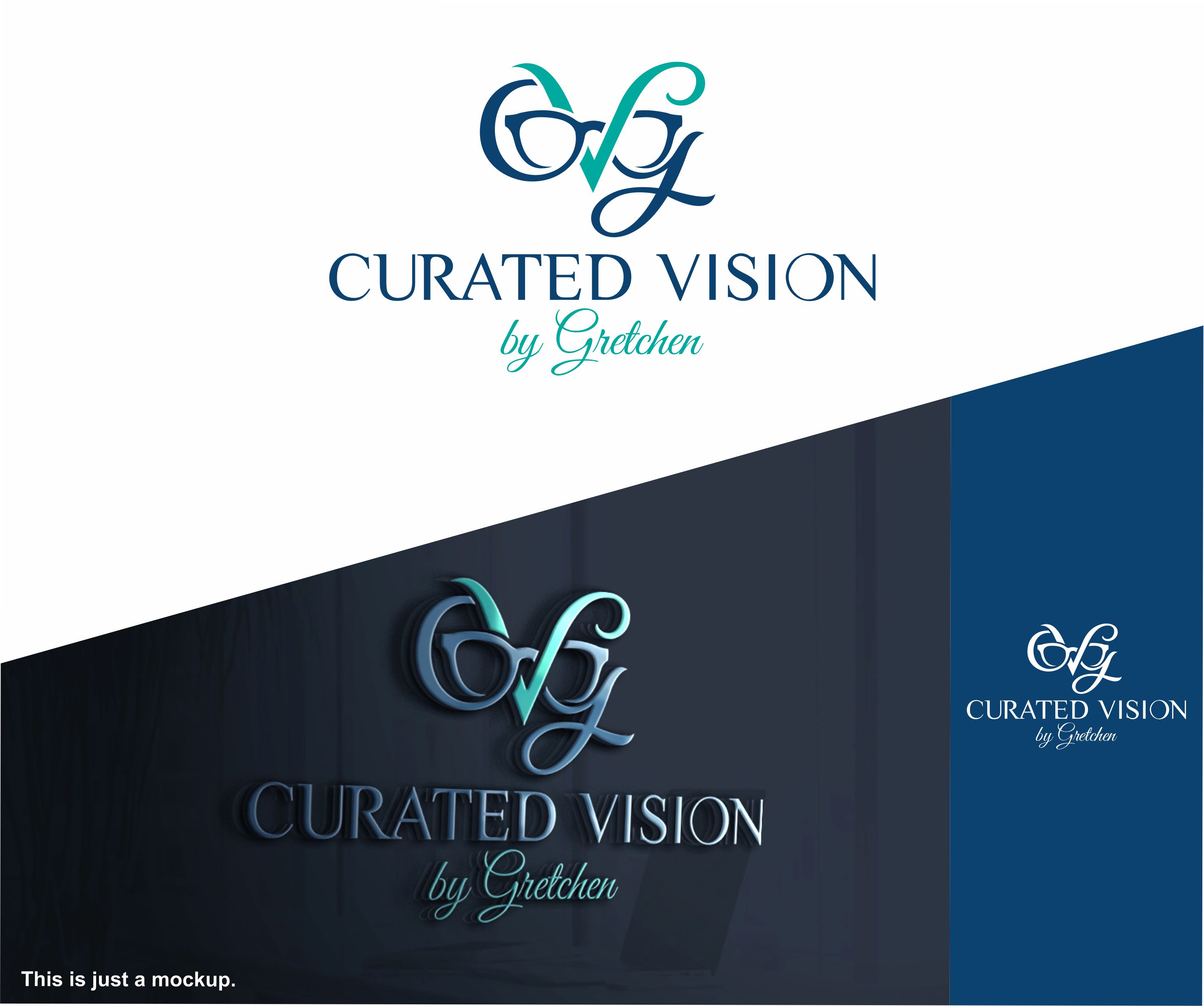 Logo Design by alkaline for Curated Vision by Gretchen | Design #37715439