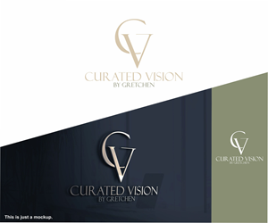 Logo Design by alkaline for Curated Vision by Gretchen | Design: #37721575