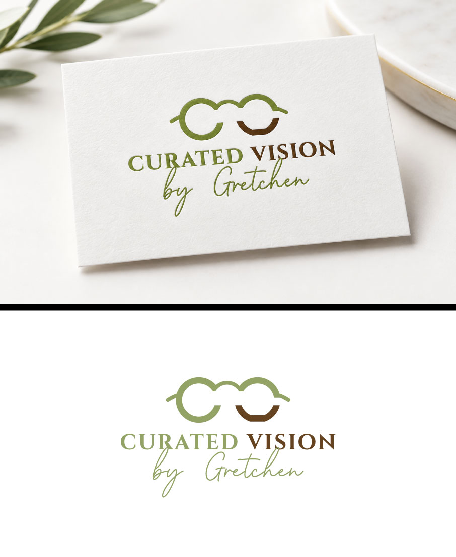 Logo Design by Tamim_iqbal for Curated Vision by Gretchen | Design #37714668