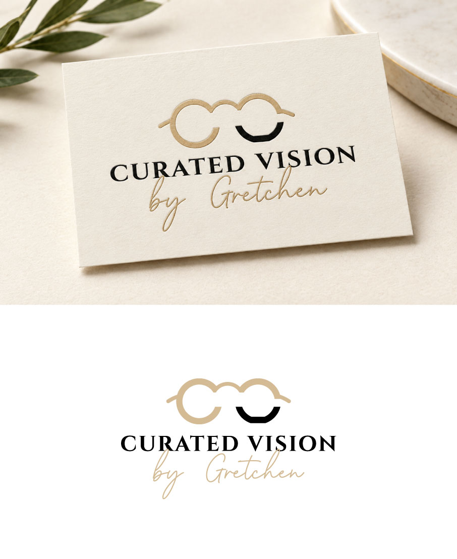 Logo Design by Tamim_iqbal for Curated Vision by Gretchen | Design #37715518
