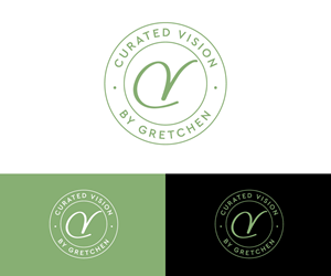 Logo Design by Kavth for Curated Vision by Gretchen | Design: #37720404