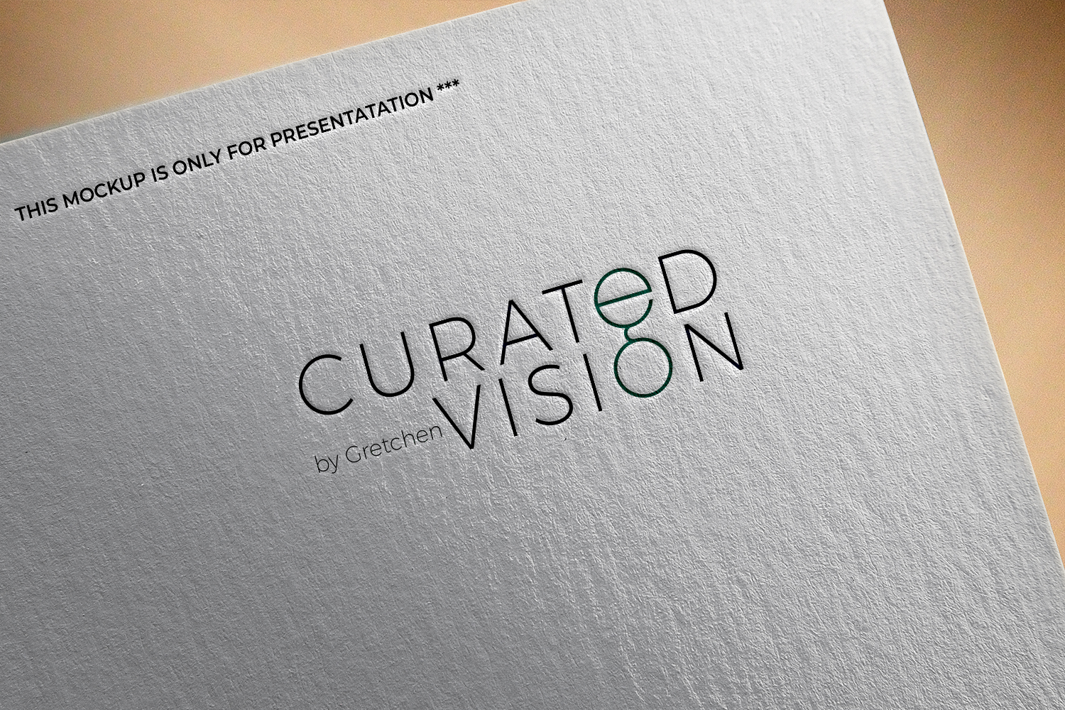 Logo Design by Widi Nalendra for Curated Vision by Gretchen | Design #37720369