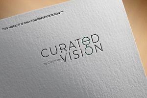 Logo Design by Widi Nalendra for Curated Vision by Gretchen | Design: #37720369